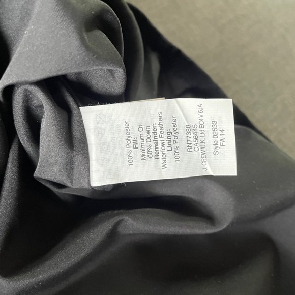 New J.Crew Herringbone Quilted Down Puffer Excursion Vest Multiple Sizes - Picture 5 of 5